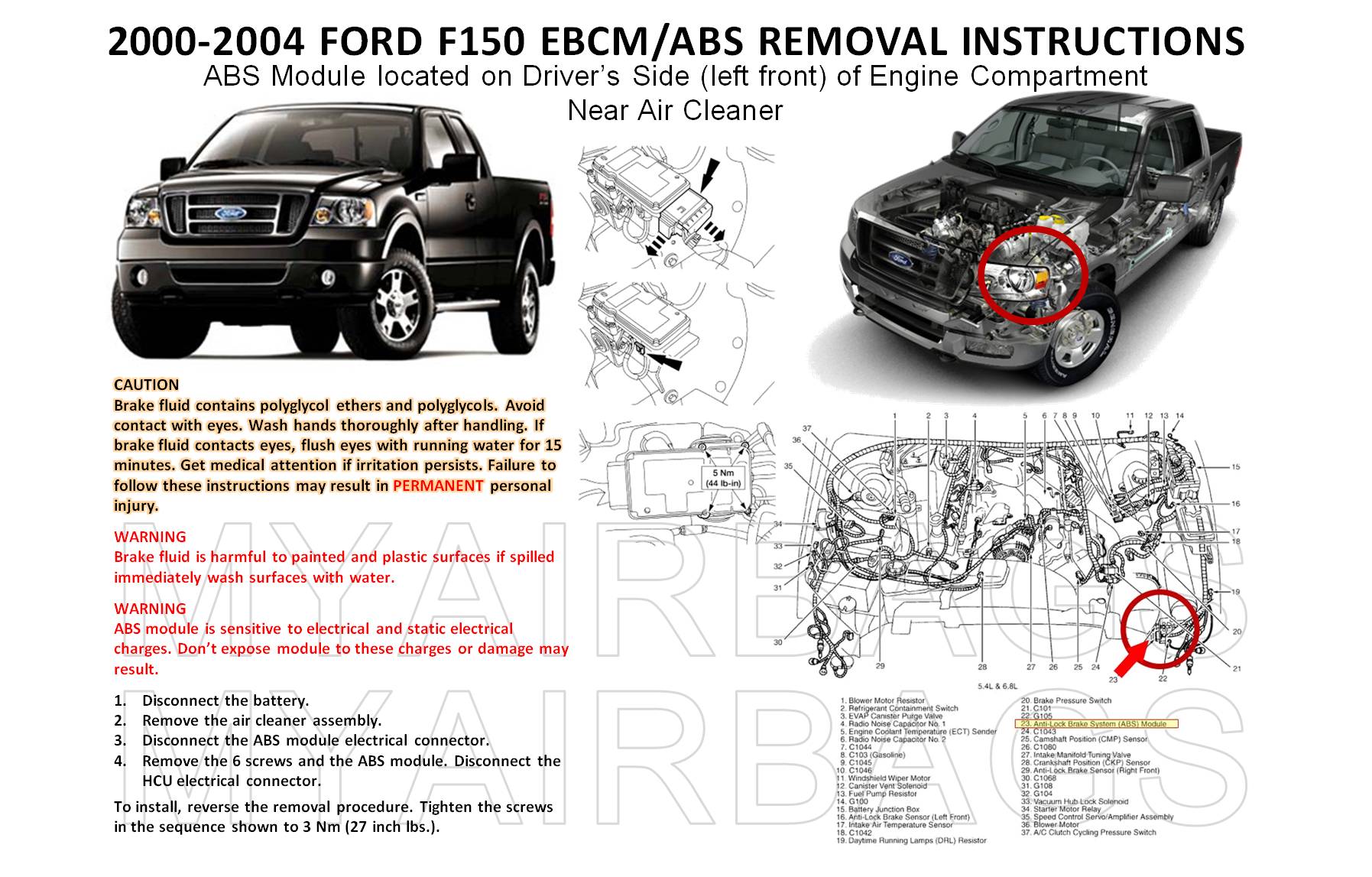 Ford f150 f150 abs kelsey hayes module rebuild #9