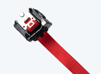 Red Color Seatbelts