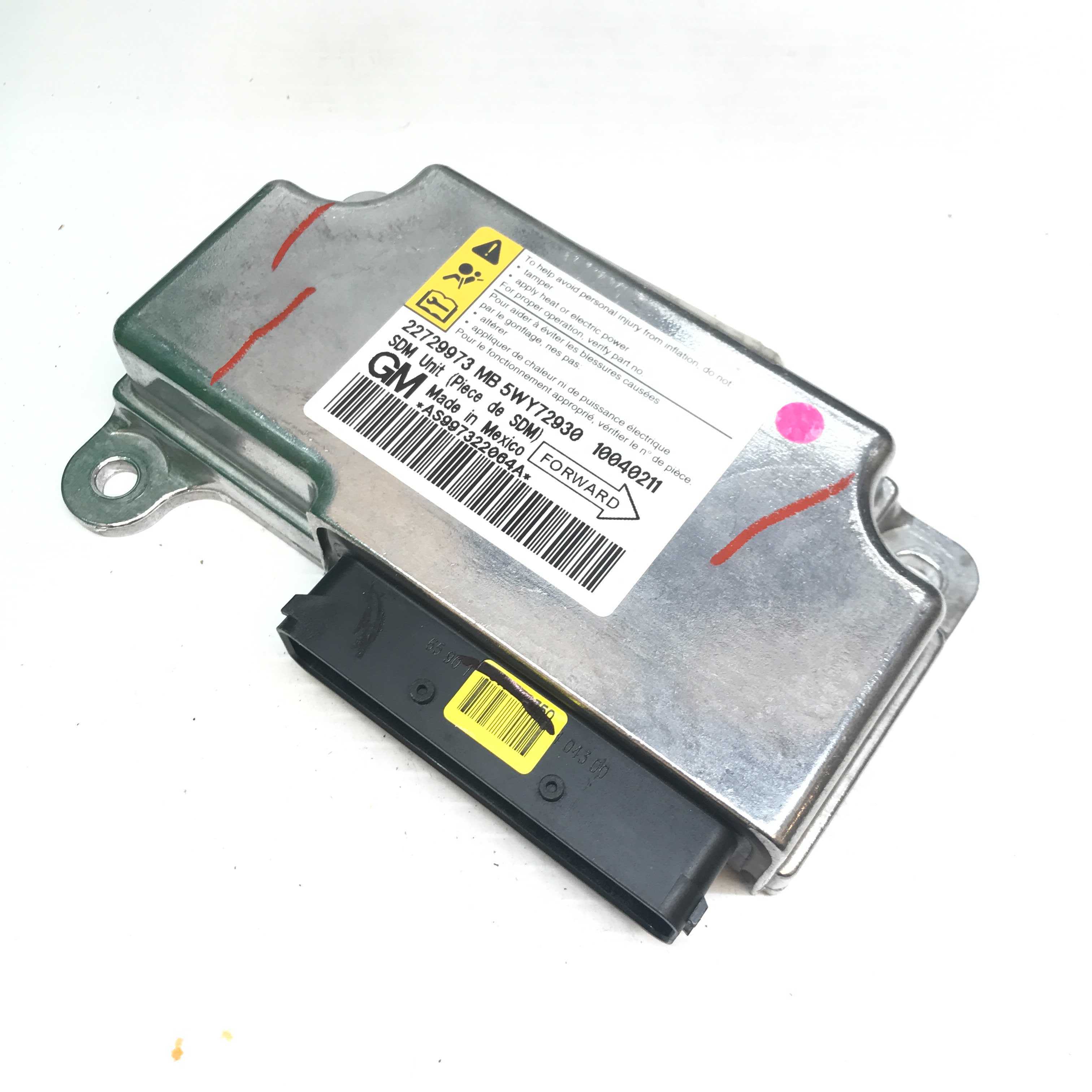 Chevrolet Airbag Control Module Reset – 22729973 Airbag Module Reset ...