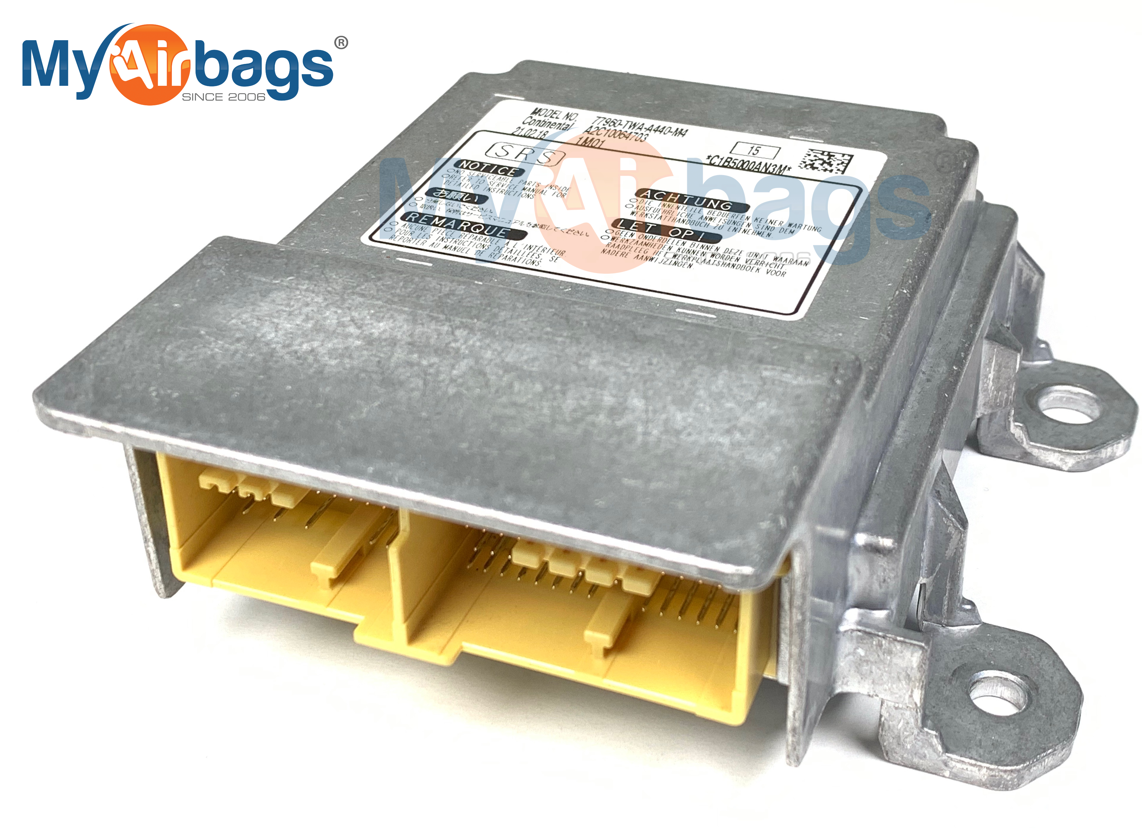 HONDA ACCORD SRS Airbag Computer Diagnostic Control Module PART #77960TWAA440M4