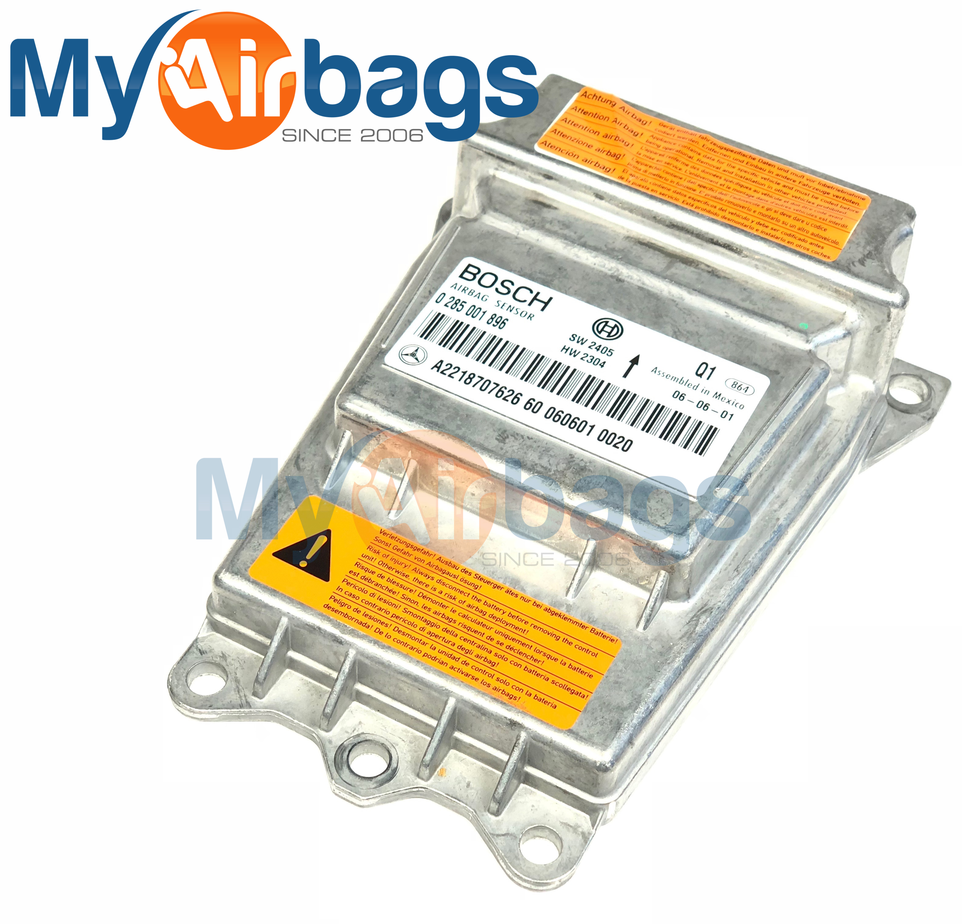 MERCEDES C320 SRS Airbag Computer Diagnostic Occupant Control Module PART #A2218707626