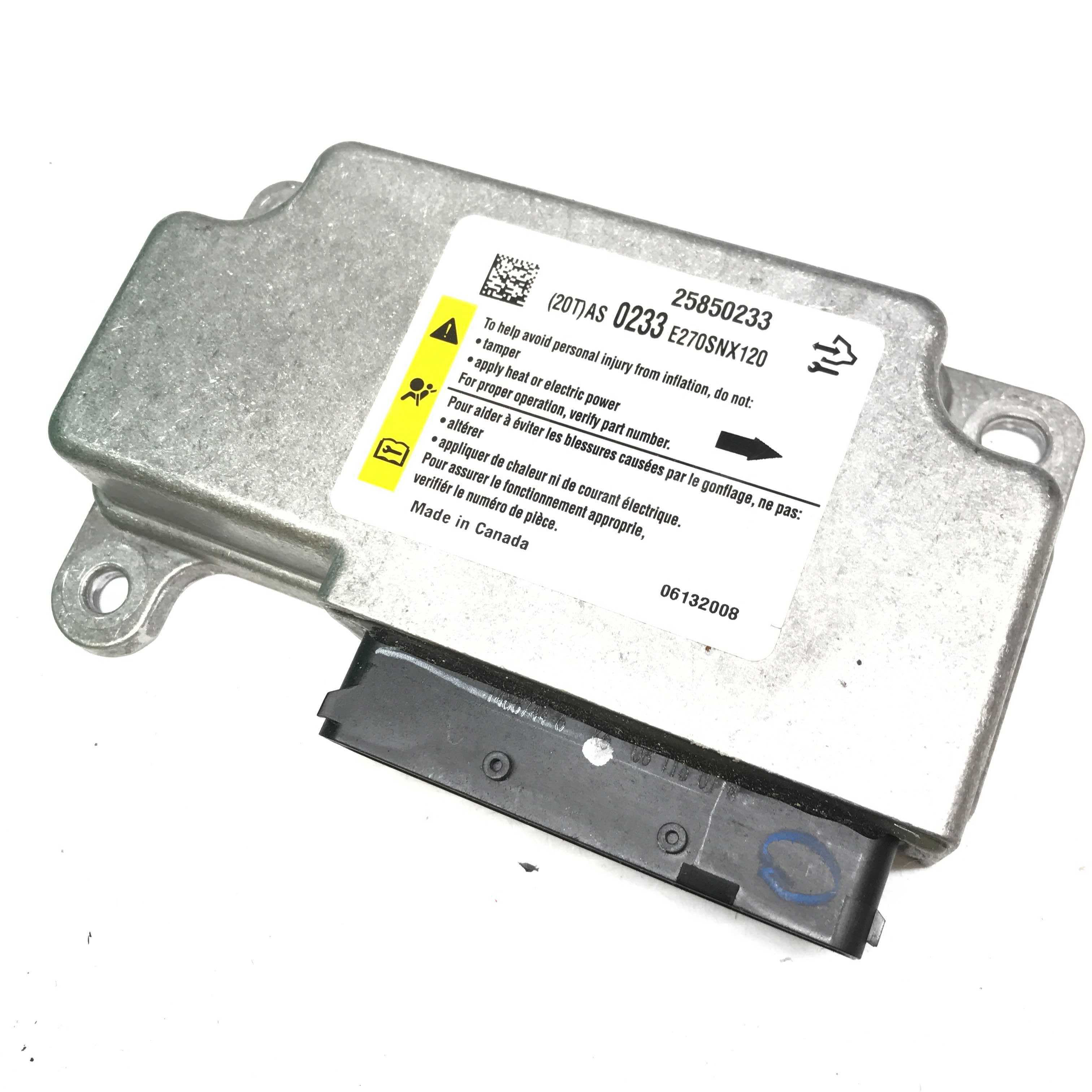 Chevrolet Airbag Control Module Reset – 25850233 Airbag Module Reset ...