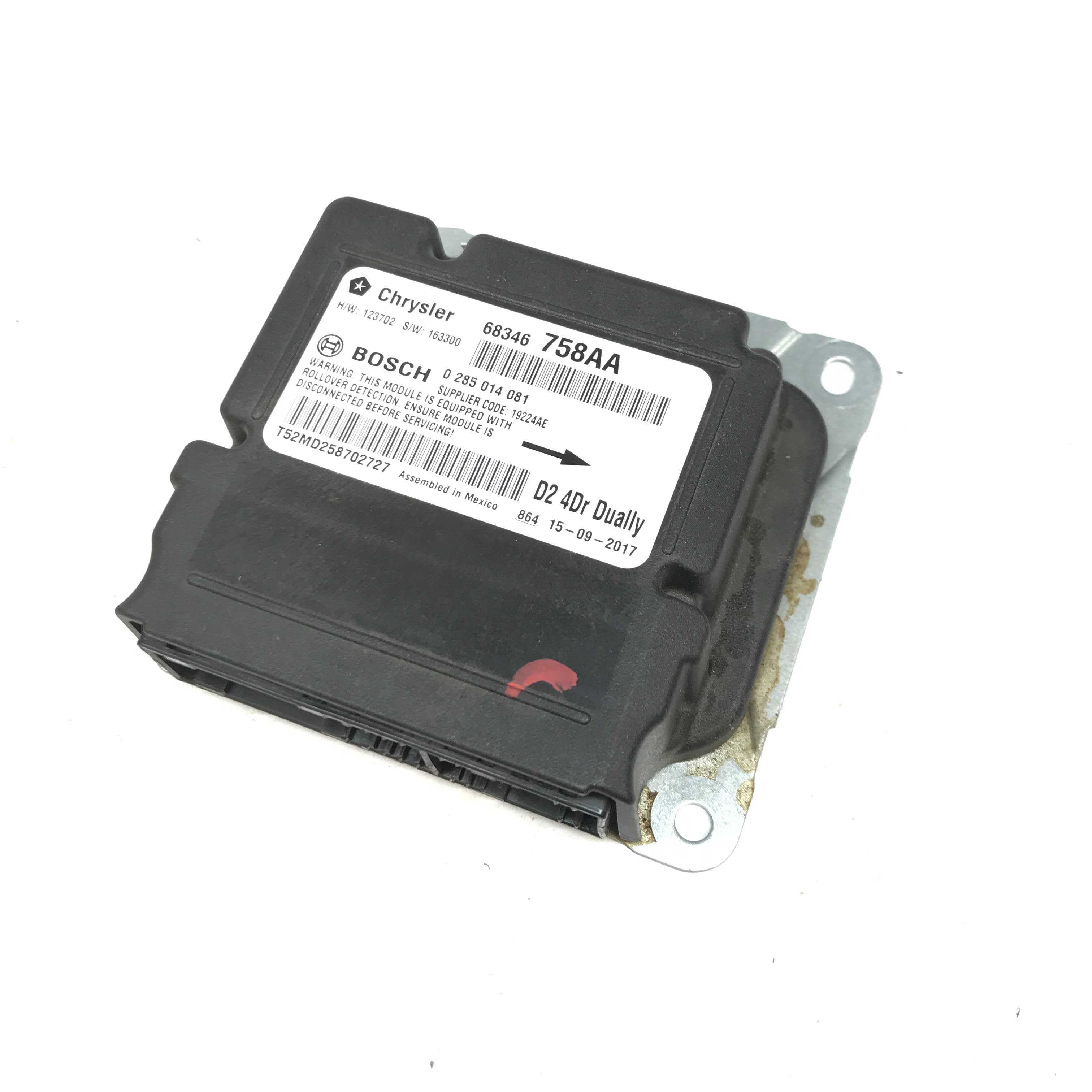 RAM 1500 SRS ORC ORM Occupant Control Module - Airbag Computer Control Module PART #68346758AA