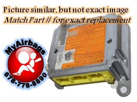 INFINITI M3 SRS Airbag Computer Diagnostic Control Module PART #988201CA0B