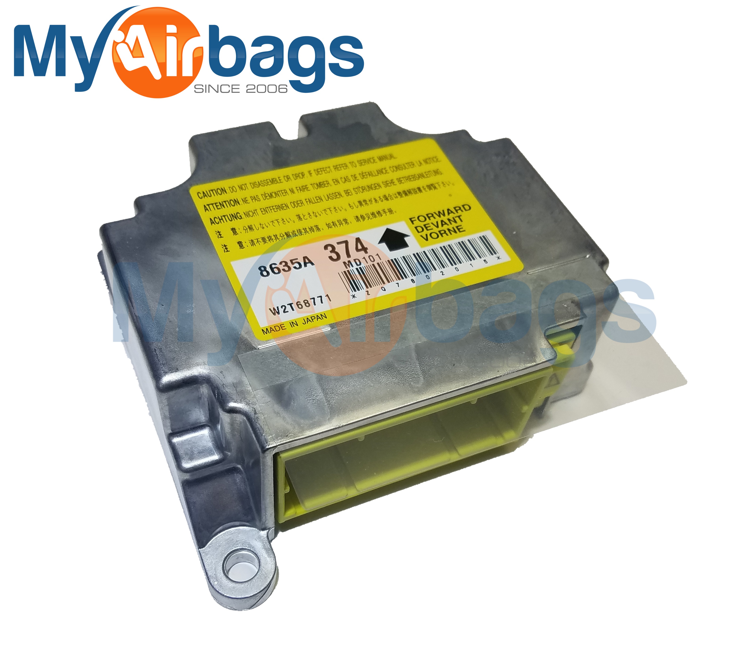 MITSUBISHI MIRAGE SRS Airbag Computer Diagnostic Control Module PART #8635A374