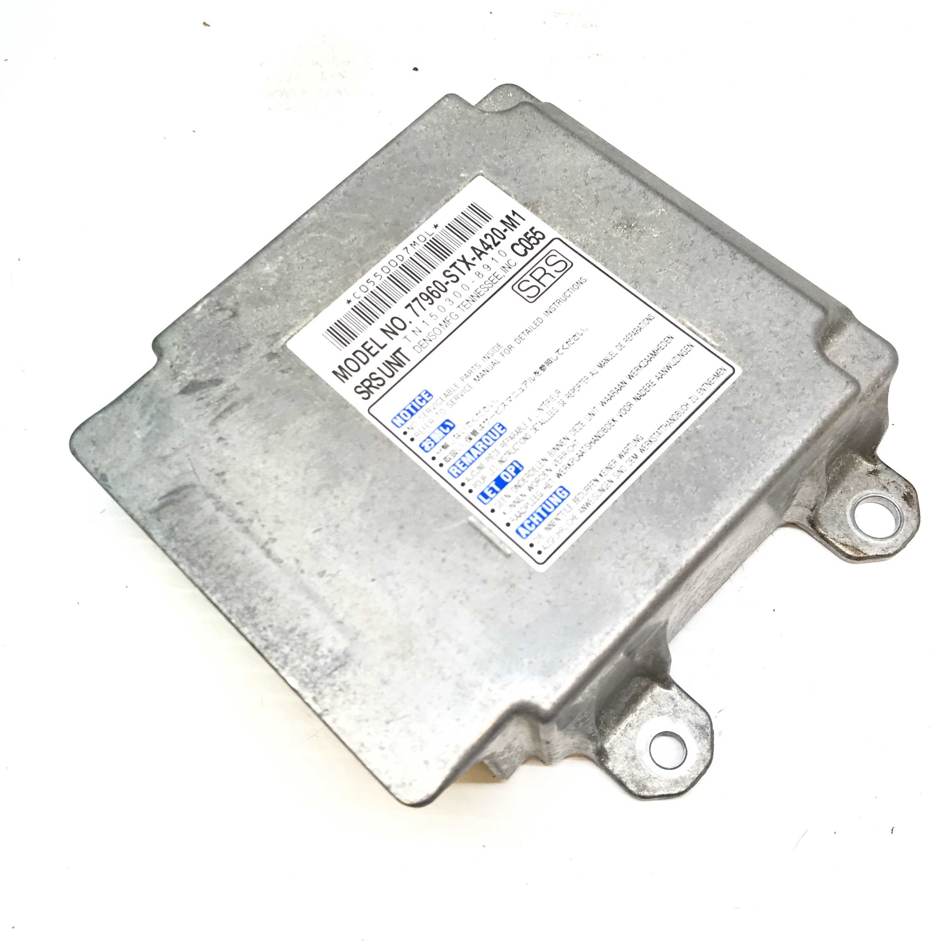 ACURA MDX SRS Airbag Computer Diagnostic Control Module PART #77960STXA420M1
