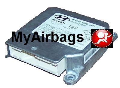 HYUNDAI TIBURON SRS Airbag Computer Diagnostic Control Module PART #959102C100