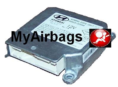 HYUNDAI TIBURON SRS Airbag Computer Diagnostic Control Module Part #959102C100