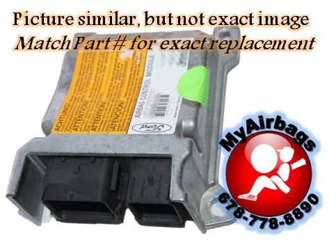 FORD FOCUS SRS (RCM) Restraint Control Module - Airbag Computer Control Module PART #2M5T14B056BD
