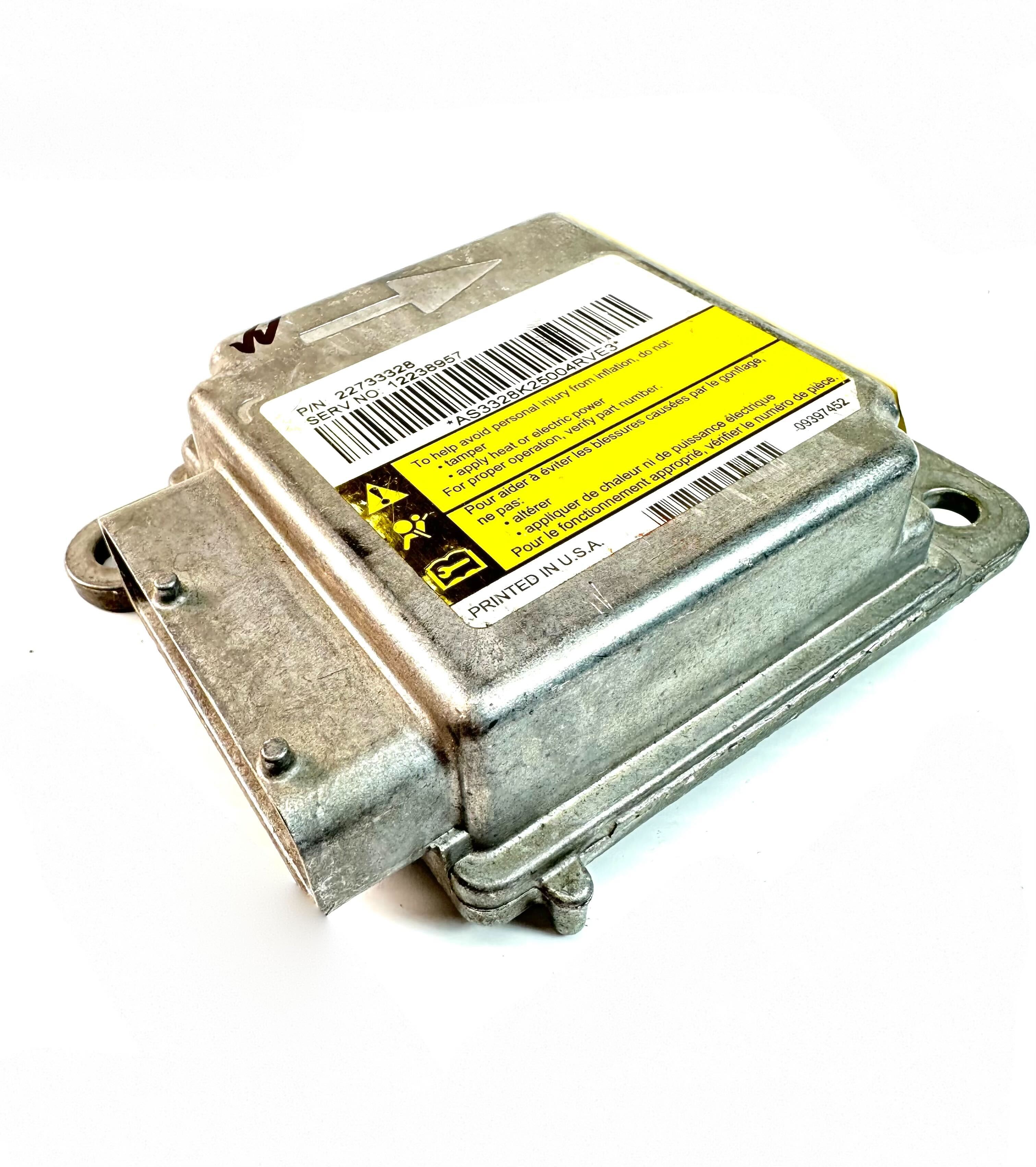 Chevrolet Airbag Control Module Reset – 22733328 Airbag Module Reset ...