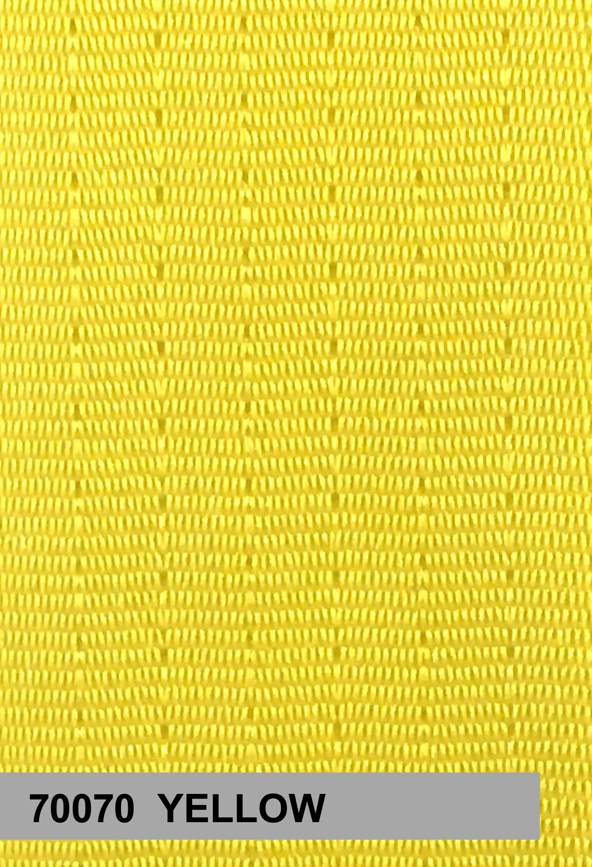 Yellow - Custom Color Seat Belt Webbing Replacement - Color Code 70070
