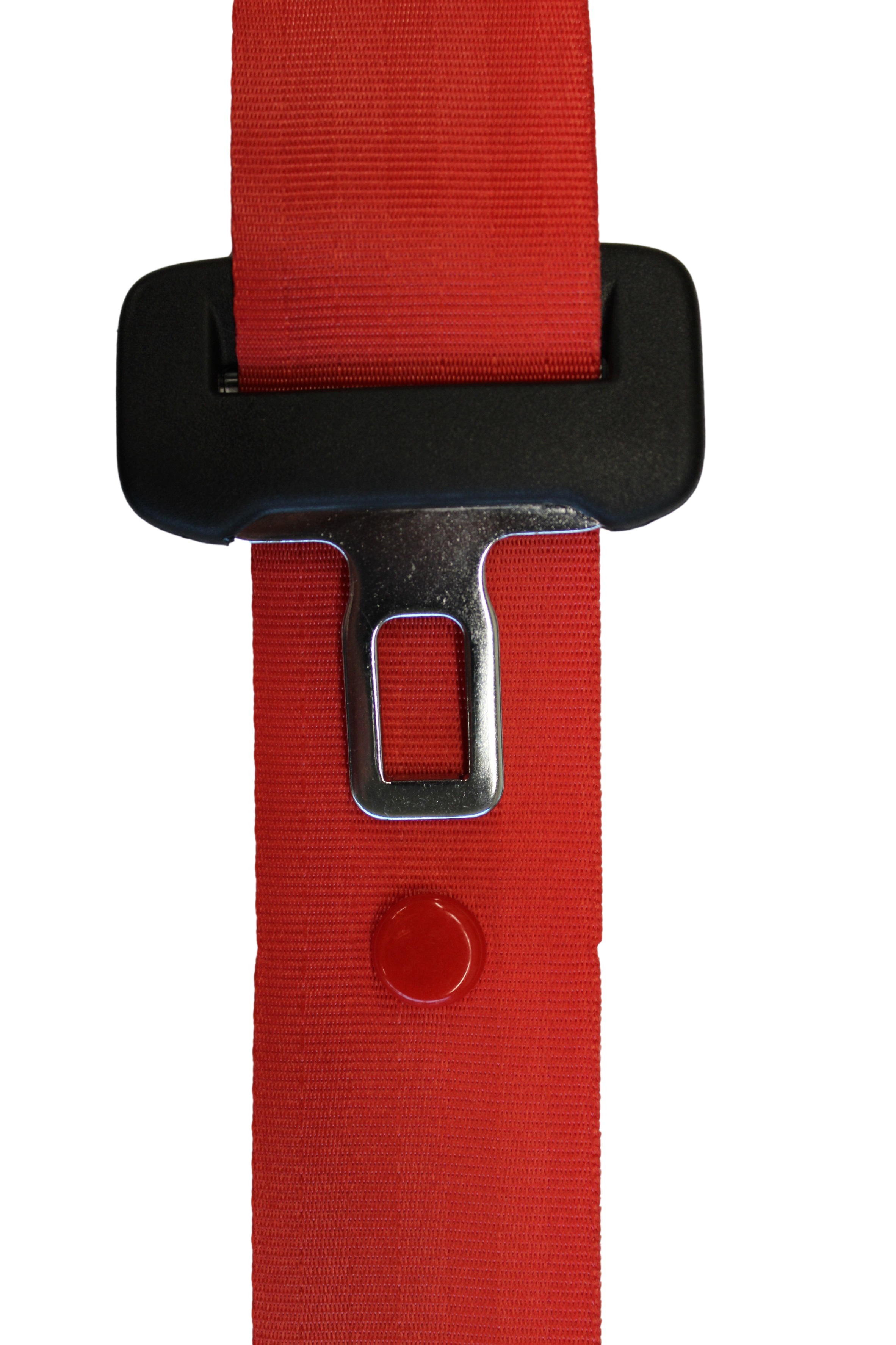 Red Seat Belt Stop Button