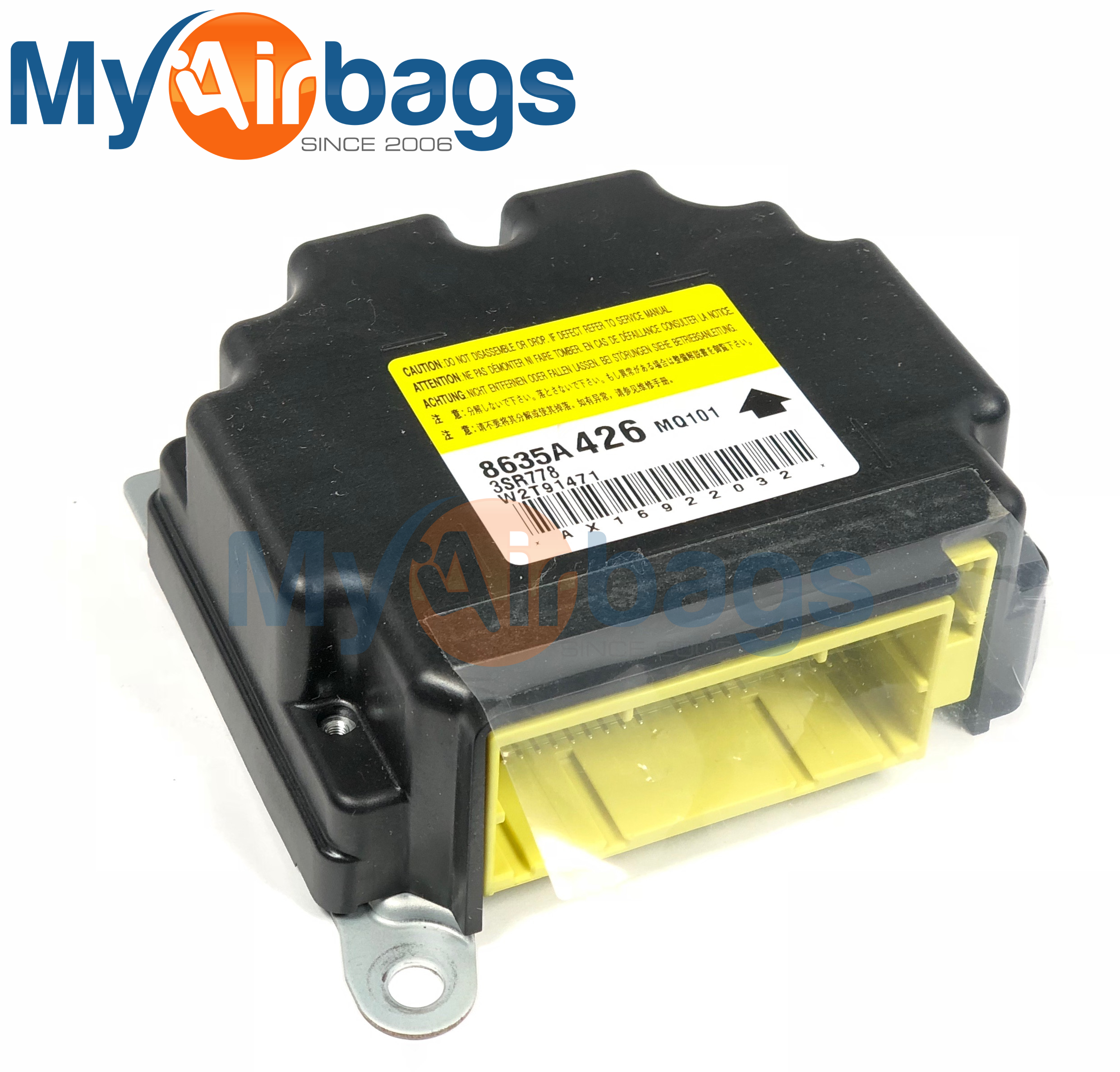 MITSUBISHI MIRAGE SRS Airbag Computer Diagnostic Control Module PART #8635A426