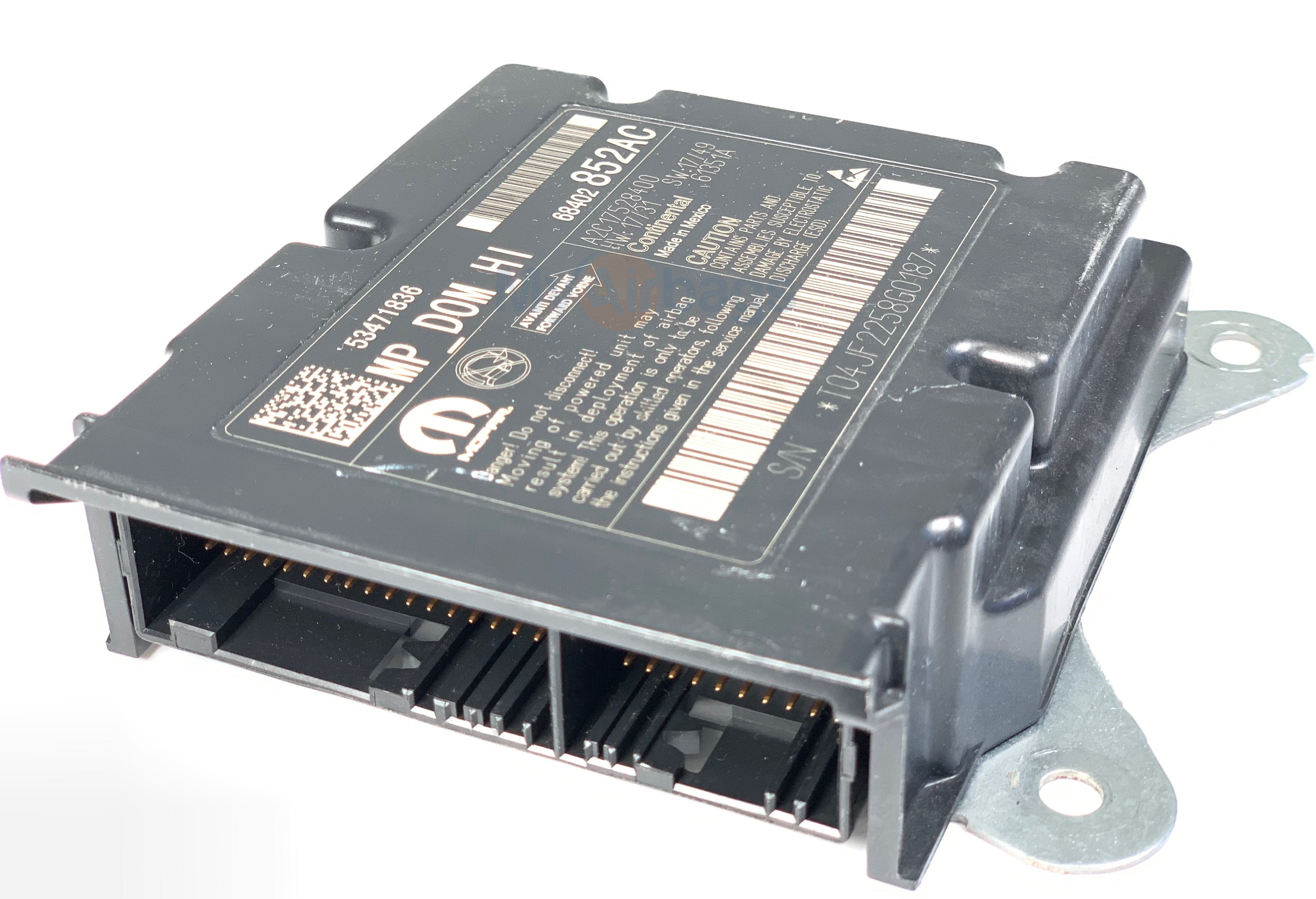21 Jeep Compass Rfh Module JEEP COMPASS SRS ORC ORM Occupant Control Module - Airbag Computer ...