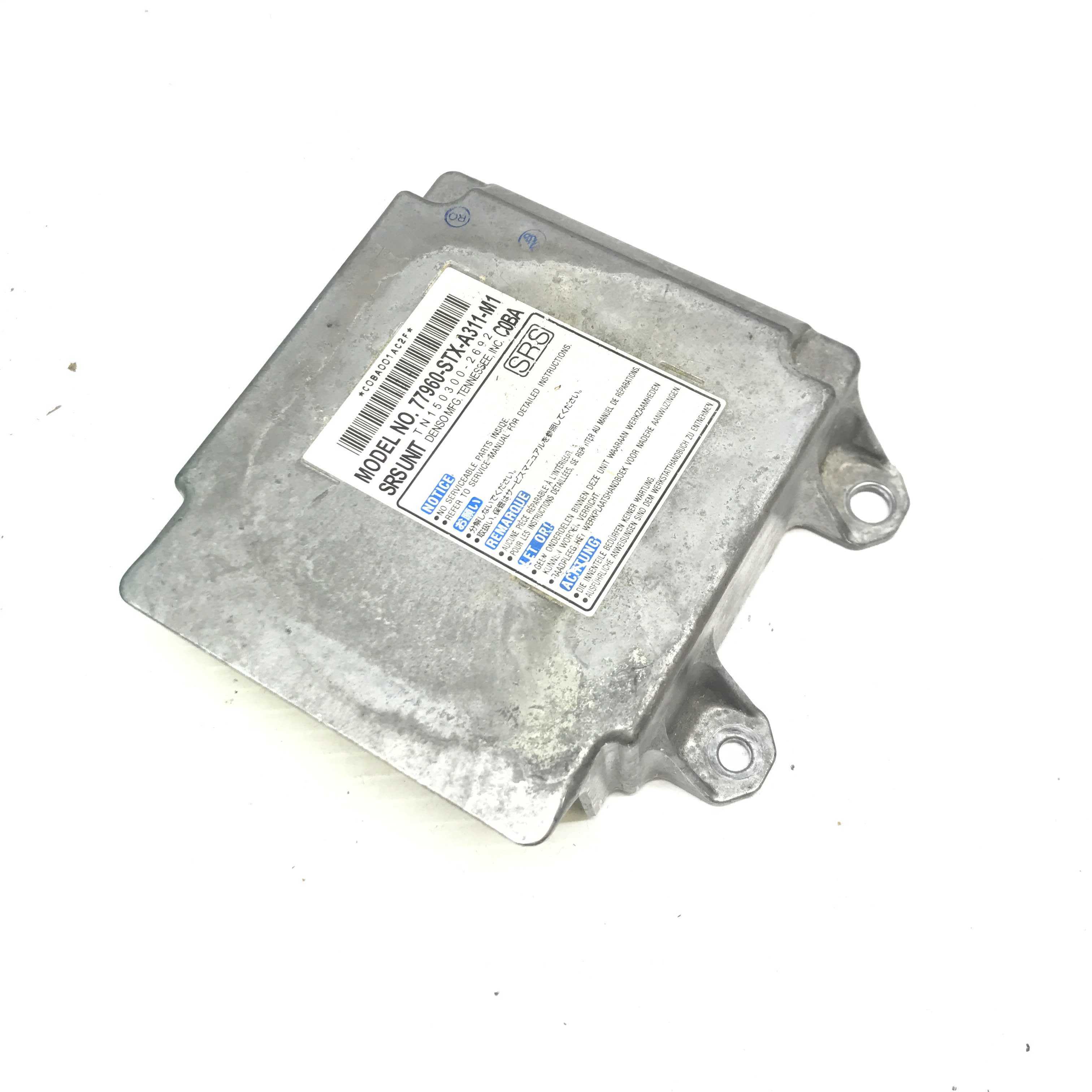 ACURA MDX SRS Airbag Computer Diagnostic Control Module PART #77960STXA311M1