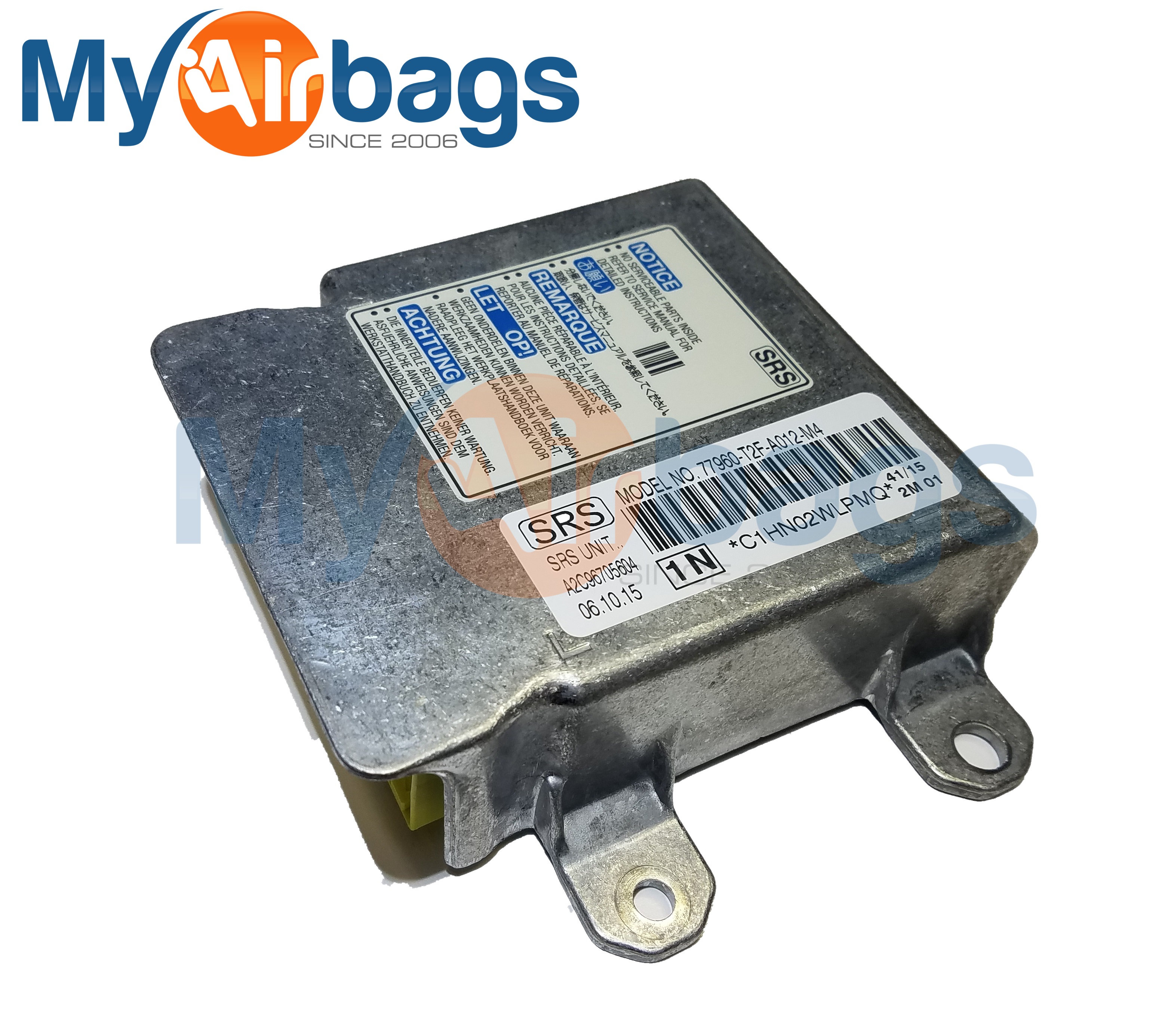 HONDA ACCORD SRS Airbag Computer Diagnostic Control Module PART #77960T2FA012M4