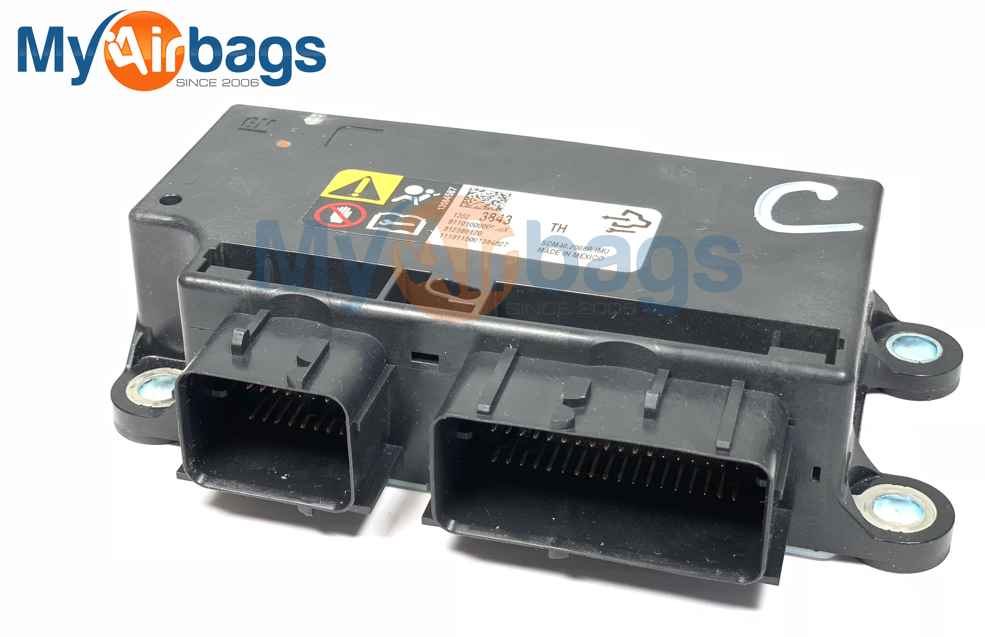 BUICK LACROSSE SRS SDM DERM Sensing Diagnostic Module - Airbag Computer Control Module PART #13523843