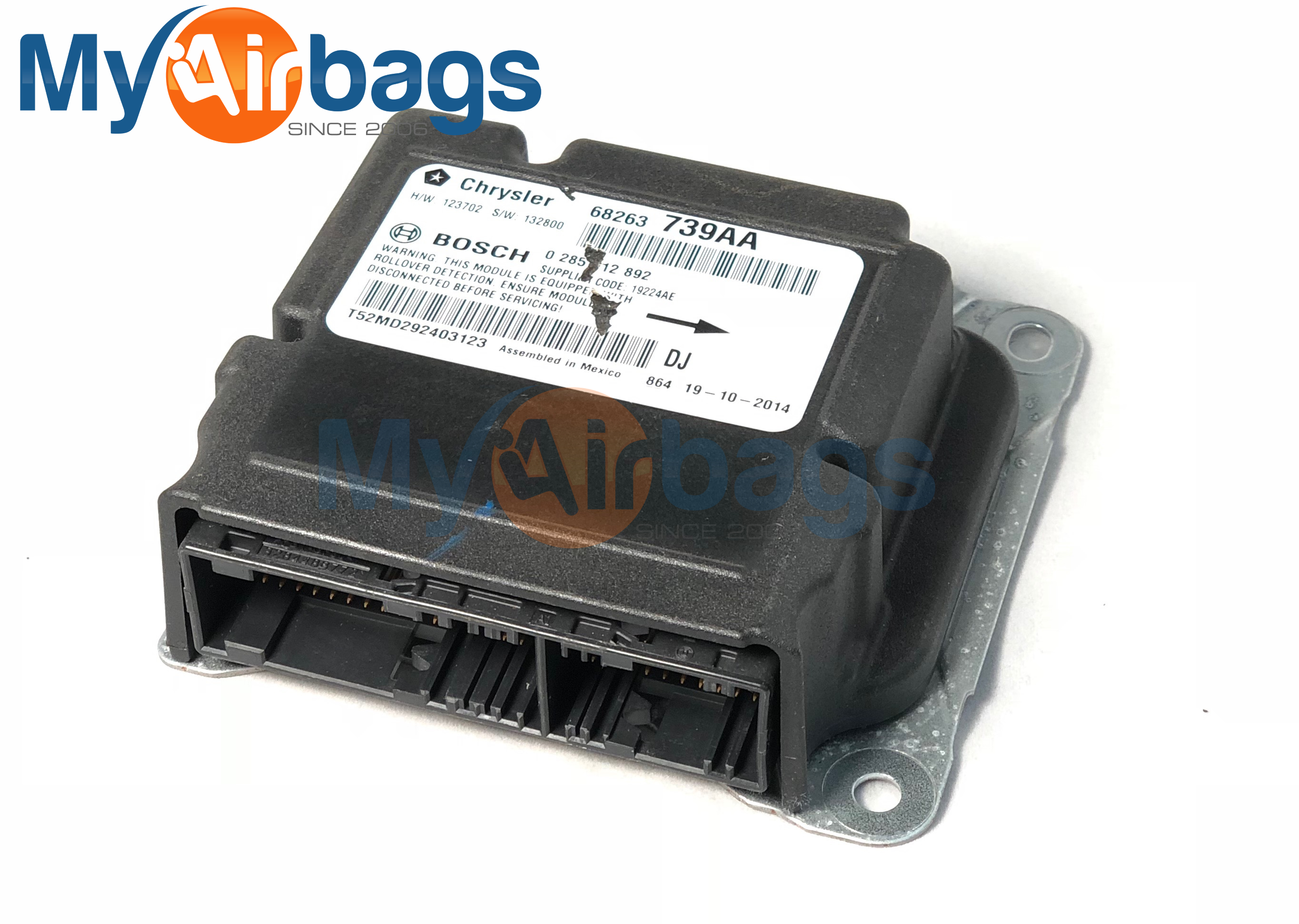 DODGE 1500 SRS ORC ORM Occupant Control Module - Airbag Computer Control Module PART #68263739AA