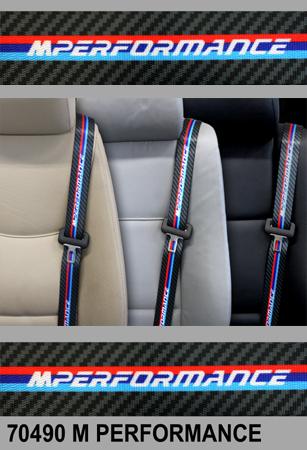 BMW M Performance Custom Color Seat Belt Webbing Replacement Color Code 70490 Custom Color Seat Belt MyAirbags