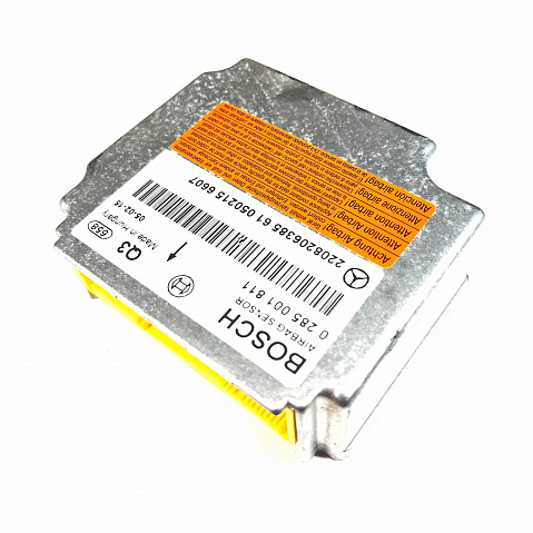 MERCEDES-BENZ S320 SRS Airbag Computer Diagnostic Occupant Control Module Part #220820638561