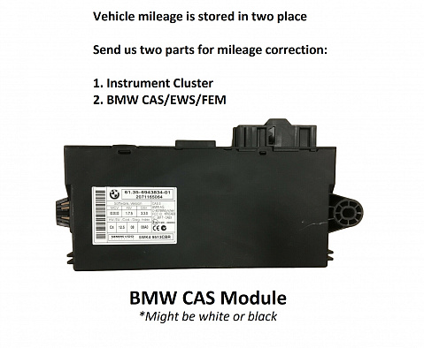 BMW X5 1996-2024 (G05) Odometer Mileage Adjust Correction Service