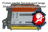 AUDI A8 SRS Airbag Computer Diagnostic Control Module PART #4E0959655A