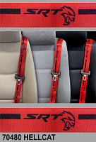 Dodge Hellcat - Custom Color Seat Belt Webbing Replacement - Color Code 70480