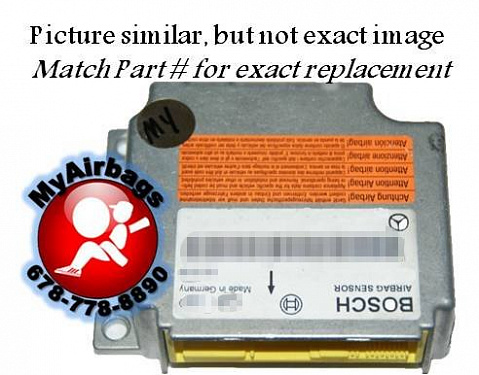 MERCEDES-BENZ C240 SRS Airbag Computer Diagnostic Occupant Control Module Part #0285010566