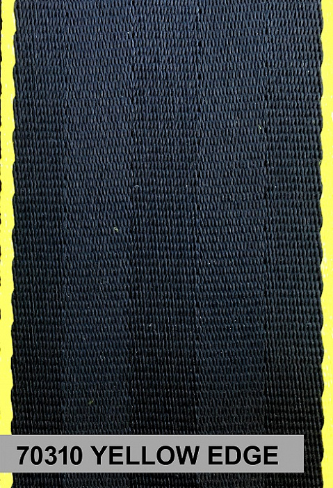 Yellow Edge - Custom Color Seat Belt Webbing Replacement - Color Code 70310