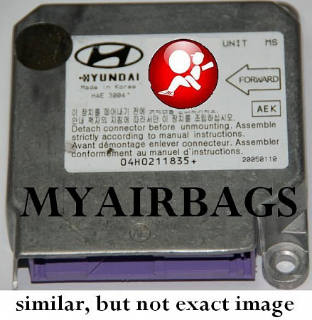 HYUNDAI ACCENT SRS Airbag Computer Diagnostic Control Module PART #9591025300