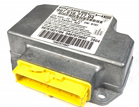PORSCHE 911 SRS Airbag Computer Diagnostic Control Module Part #99761821704