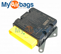 VOLKSWAGEN GOLF SRS Airbag Computer Diagnostic Control Module PART #5Q0959655T