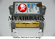 HONDA ODYSSEY SRS Airbag Computer Diagnostic Control Module Part #77960S0XL812M1 image