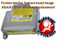 MITSUBISHI GALANT SRS Airbag Computer Diagnostic Control Module PART #MR587491DPB