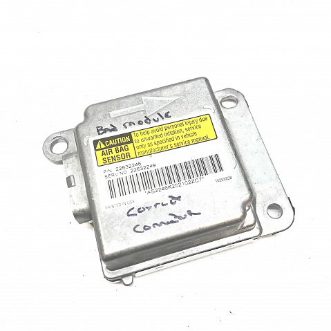 CHEVROLET CAVALIER SRS SDM DERM Sensing Diagnostic Module - Airbag Computer Control Module PART #22632246