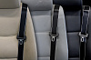 Light Gray Edge - Custom Color Seat Belt Webbing Replacement - Color Code 70340