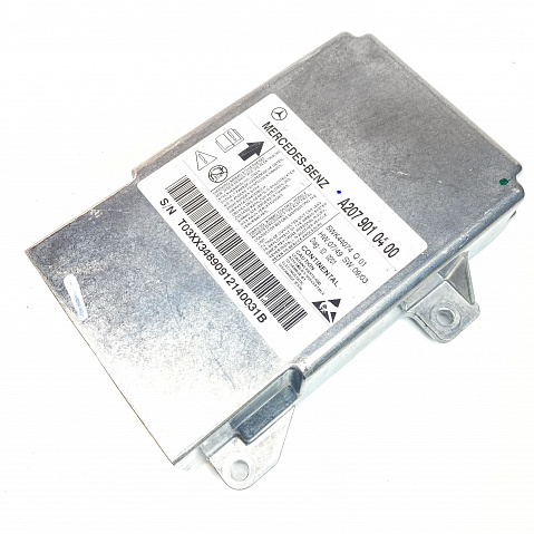 MERCEDES-BENZ E550 SRS Airbag Computer Diagnostic Occupant Control Module Part #A2079010400