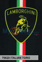 Lamborghini - Italian Toro - Custom Color Seat Belt Webbing Replacement - Color Code 70620