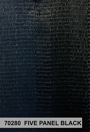 5 Panel Black - Custom Color Seat Belt Webbing Replacement - Color Code 70280