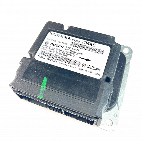 RAM Airbag Control Module Reset – P68399794AC