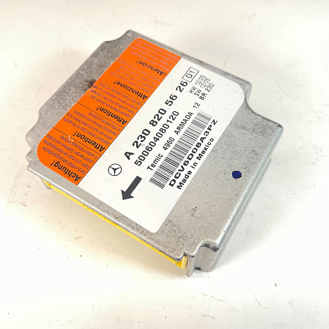 MERCEDES-BENZ SL550 SRS Airbag Computer Diagnostic Occupant Control Module Part #A2308205626