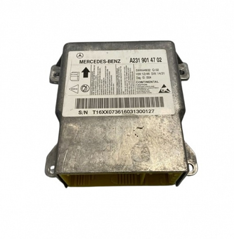MERCEDES-BENZ S400 SRS Airbag Computer Diagnostic Occupant Control Module Part #A2319014702