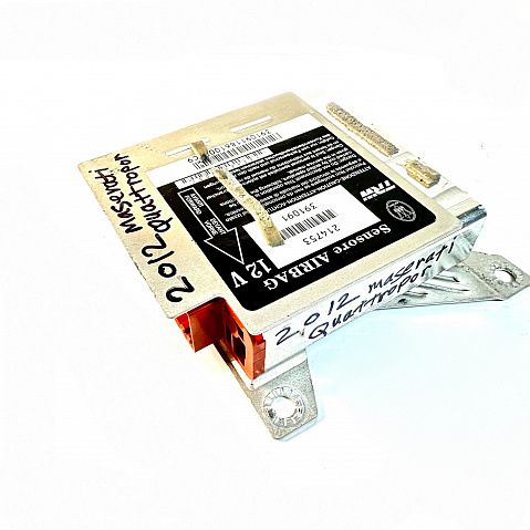 MASERATI QUATTROPORTE SRS Airbag Computer Diagnostic Control Module Part #214753391091