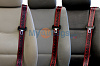 LV Black & Red - Custom Color Seat Belt Webbing Replacement - Color Code 70580