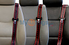 LV Black & Red - Custom Color Seat Belt Webbing Replacement - Color Code 70580