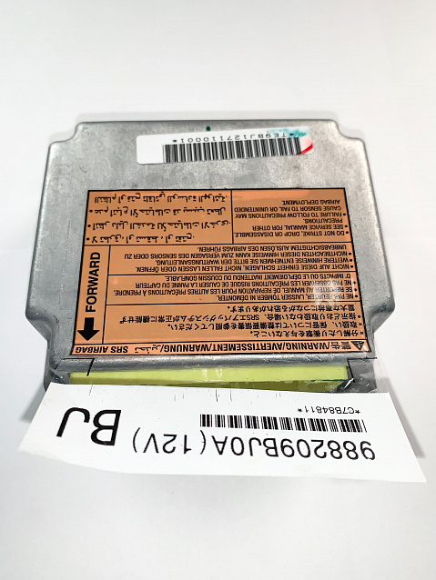 SUZUKI EQUATOR SRS Airbag Computer Diagnostic Control Module Part #988209BJ0A