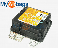 NISSAN CUBE SRS Airbag Computer Diagnostic Control Module Part #988201FD0A