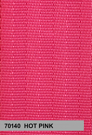Hot Pink - Custom Color Seat Belt Webbing Replacement - Color Code 70140