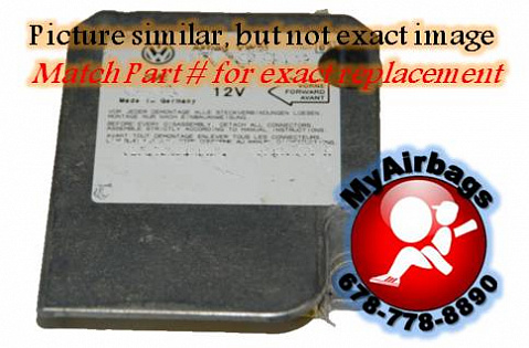 VOLKSWAGEN BEETLE SRS Airbag Computer Diagnostic Control Module PART #6Q0909605