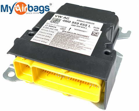 AUDI Q7 SRS Airbag Computer Diagnostic Control Module Part #4M0959655L